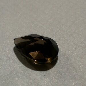 Faceted Teardrop Gemstone Pendant